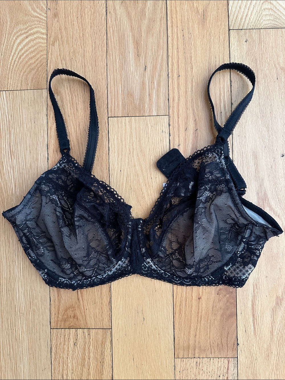 Wacoal Black Lace Trim Bra